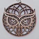 Owl 3 D Multilayered Wood Mandala Ornament