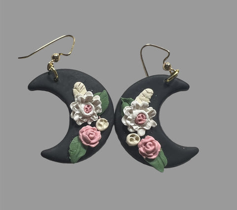 Midnight Moon Earrings