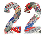Cleveland Indians 22 Vintage Print - Celebrate Local, Shop The Best of Ohio