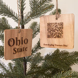 Ohio State Scan and Play Musical Wood Ornament - Variety of  Song Favorites