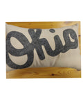 Script Ohio Pillow -12x18 Oversized - Celebrate Local, Shop The Best of Ohio