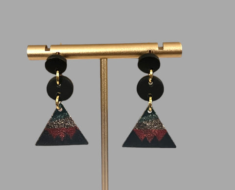Nature Theme Clay Post Earrings