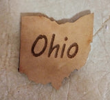 Ohio Shaped Plain Magnet