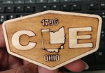 CLE - Wood Magnet