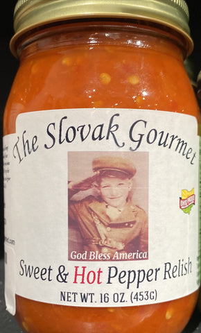 Slovak Sweet Hot Pepper Relish