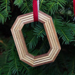 Block O Carved Cherry Wood Ornament - Officially Licensed by The Ohio State University - Celebrate Local, Shop The Best of Ohio