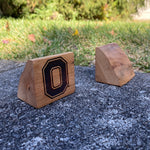 Ohio State Block O Logo Wood Mantle Piece