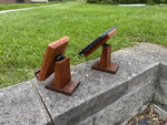 Adjustable Crafted Wood Electronic Tablet Stand - Choice Cherry or Walnut - Celebrate Local, Shop The Best of Ohio