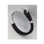 Black Gecko Print Suede Hook Bracelet - Celebrate Local, Shop The Best of Ohio