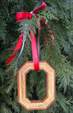 Block O Carved Cherry Wood Ornament - Officially Licensed by The Ohio State University - Celebrate Local, Shop The Best of Ohio