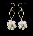 Delicate Daisy Drop Earring