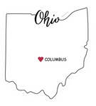 Columbus Ohio Heart Sticker