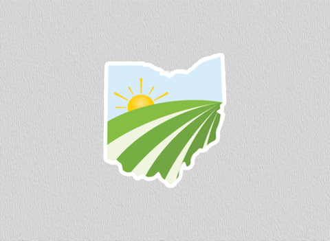 Ohio Farm Sticker