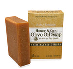 Honey & Oats Olive Oil Soap - Frankincense and Myrrh (4.5 oz.) - Celebrate Local, Shop The Best of Ohio