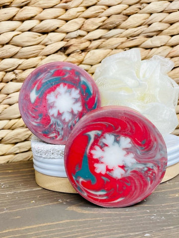 Peppermint Flurry Artisanal Soap