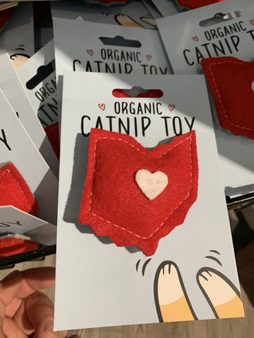 Ohio Shape Catnip Organic Cat Toy