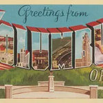 Greetings from Columbus Ohio Vintage  Postcard