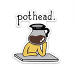 Pothead Coffee Sticker