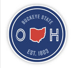Buckeye State Ohio Sticker