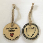 Ohio Heart Ceramic Ornaments - Celebrate Local, Shop The Best of Ohio