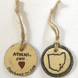 Ohio Heart Ceramic Ornaments - Celebrate Local, Shop The Best of Ohio
