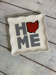 Block Home Ohio Small Sassy Ceramic Plate