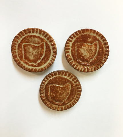 Round Ohio Ceramic Magnets - Celebrate Local, Shop The Best of Ohio