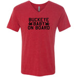 Buckeye Baby on Board Women's  V-Neck T-Shirt - Celebrate Local, Shop The Best of Ohio