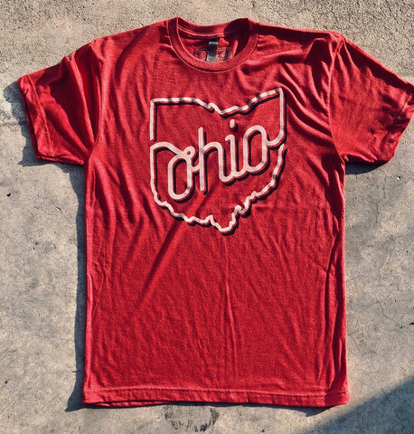 Vintage Ohio Script T-Shirt - Celebrate Local, Shop The Best of Ohio