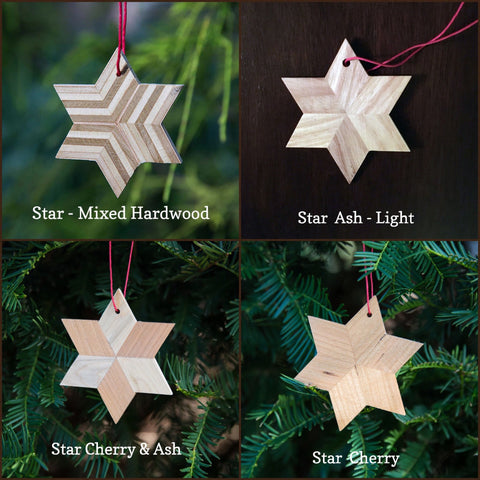 Star Shaped Wood Ornaments - Celebrate Local, Shop The Best of Ohio