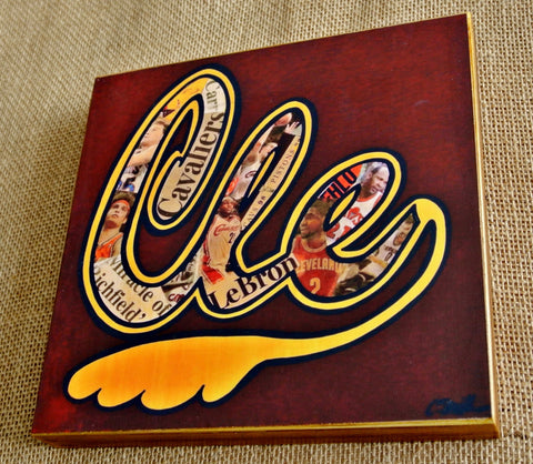 Cleveland Cavaliers Retro Wood Print - Celebrate Local, Shop The Best of Ohio
