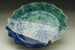 Seascape Hand Thrown Ceramic Fluted Pie Plate - Celebrate Local, Shop The Best of Ohio