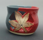 Buckeye Leaf Hand Thrown Ceramic Candle Holder - Celebrate Local, Shop The Best of Ohio