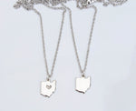 Silver Ohio Necklace - Blank - Celebrate Local, Shop The Best of Ohio
