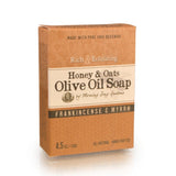 Honey & Oats Olive Oil Soap - Frankincense and Myrrh (4.5 oz.) - Celebrate Local, Shop The Best of Ohio