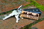 Columbus, Ohio Skyline Wood Key Chain - Celebrate Local, Shop The Best of Ohio