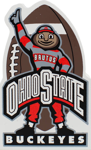 Brutus Buckeye Wood Shelf Sitter - Celebrate Local, Shop The Best of Ohio