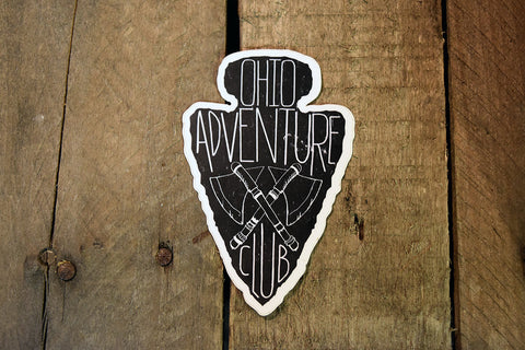 Ohio Adventure Club Sticker - Celebrate Local, Shop The Best of Ohio