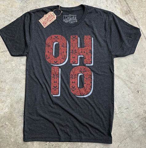 Vintage Floral Ohio T-Shirt - Celebrate Local, Shop The Best of Ohio