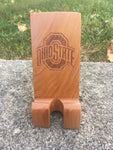 Ohio State Logo Wood Cell Phone Stand - Officially Licensed - Celebrate Local, Shop The Best of Ohio