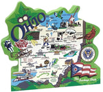State of Ohio Map Wood Shelf Sitter - Celebrate Local, Shop The Best of Ohio