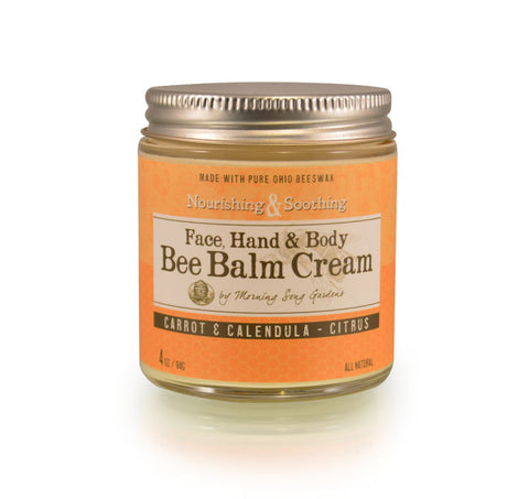 Bee Balm Cream - Carrot & Calendula Citrus 2 oz - Celebrate Local, Shop The Best of Ohio